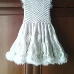 Продам вязаное платье от 2 до 4 лет