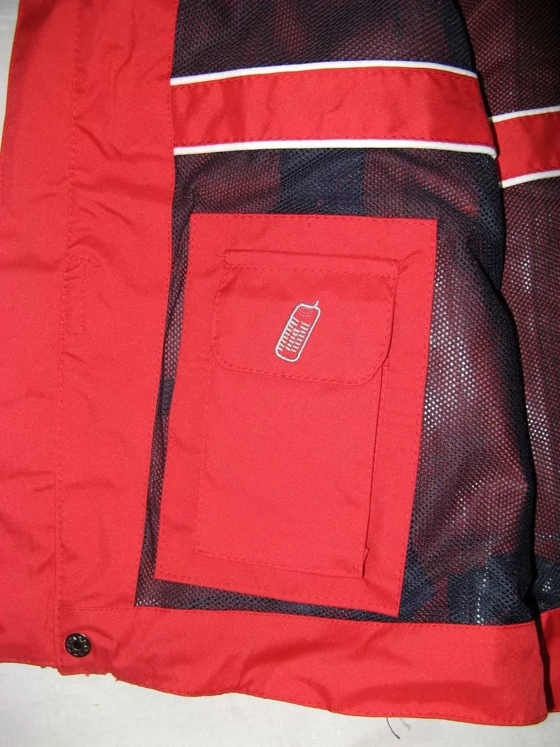 Термо куртка подростковая красная унисекс 7