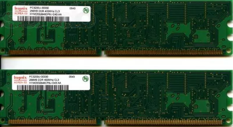 Продам память Hynix  DDR 256MB PC3200