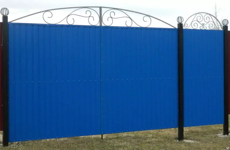 Ворота,  калитки,  забор из профнастила в Чернигове