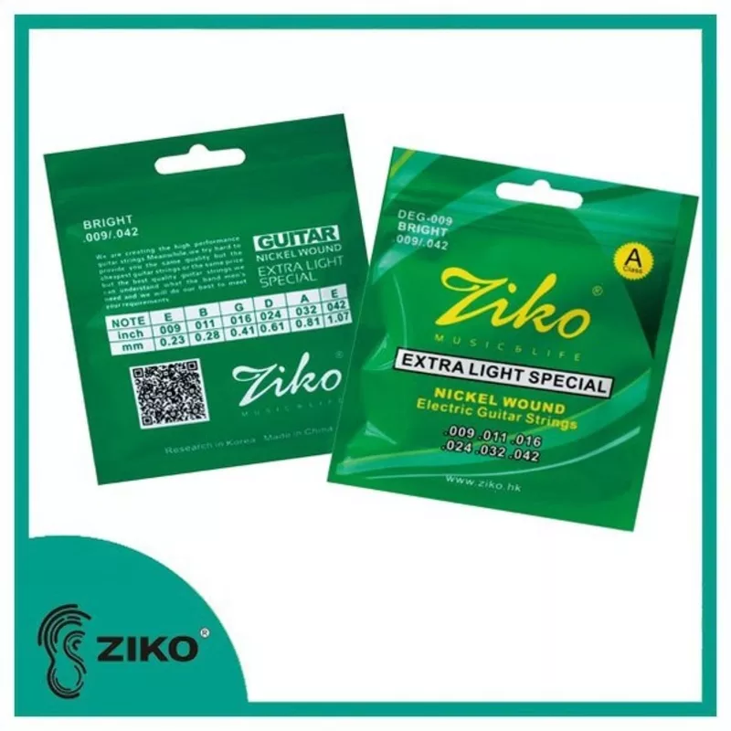Идеальные Струны Ziko от 95 грн для Любой Гитары 7