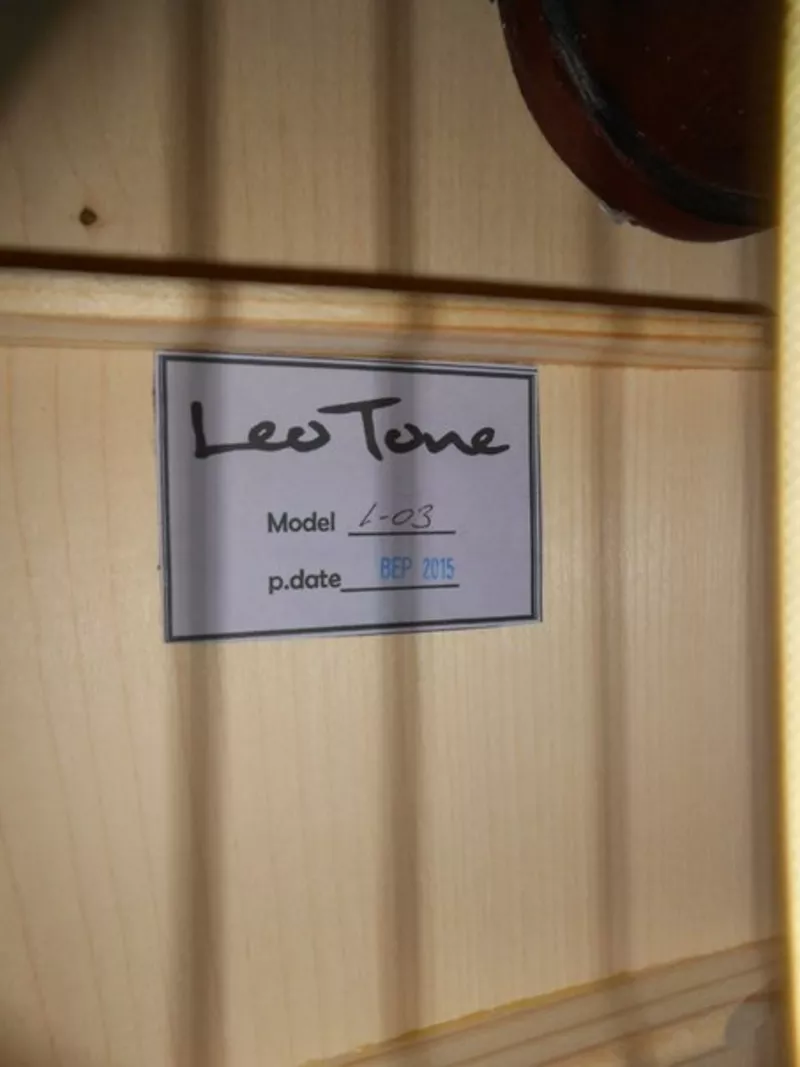Новая Белоснежная Акустическая Гитара Leo Tone L-03 4