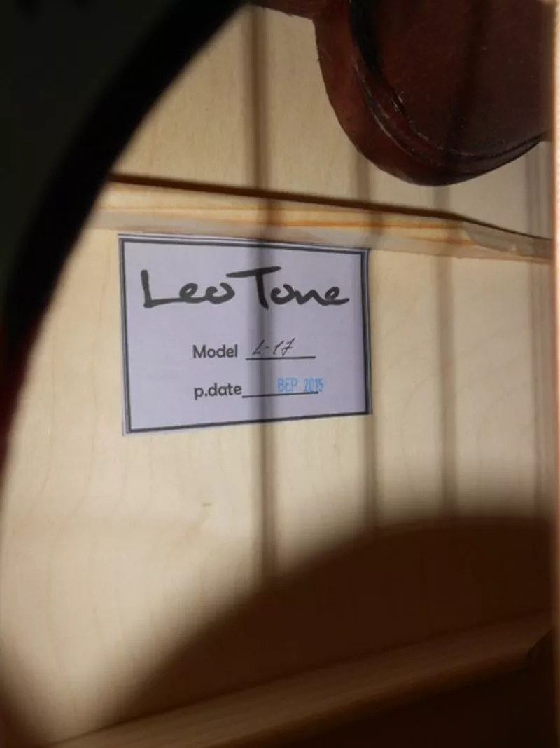 Новая Акустическая Гитара Leo Tone L-17 Cherry 6